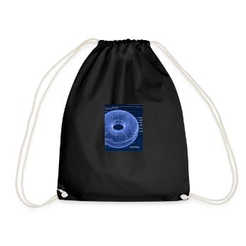 Donut Blueprint Chef Pâtissier Gâteau Cuisson - Sac de sport léger - noir - Devant