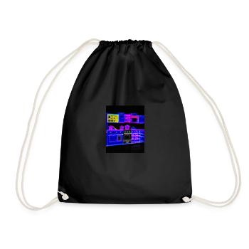 Cuisine Rétro Vintage Blueprint Cook Cooking Cook - Sac de sport léger - noir - Devant