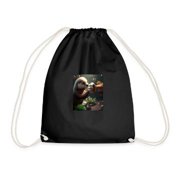 Otter Lovers Cute Sea Otter Pet - Turnbeutel - Schwarz - Vorne