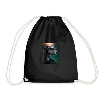 Science Fiction Evolved Animal Robot Otter - Sac de sport léger - noir - Devant