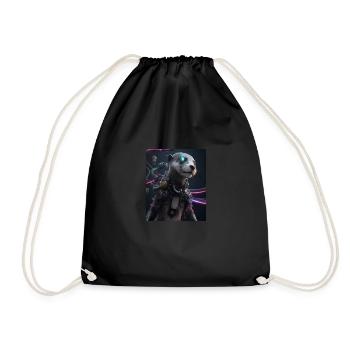 Science Fiction Evolved Animal Robot Otter - Sac de sport léger - noir - Devant