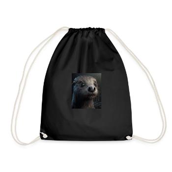 Creepy Otter Creature Spooky Zombie Otter - Sac de sport léger - noir - Devant