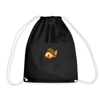 J’adore les tacos Morphed Axolotl Taco Lover - Sac de sport léger - noir - Devant