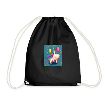 Cinco De Mayo Pinata Party Cute Axolotl Pinata - Sac de sport léger - noir - Devant