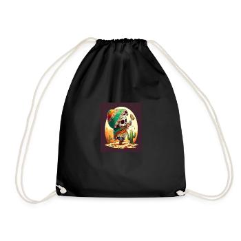 Cinco De Mayo Costume Sugar Skull Garçon Mexicain - Sac de sport léger - noir - Devant