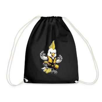 Kung-Fu Cacatoès - Sac de sport léger - noir - Devant
