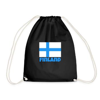 Finlande - Sac de sport léger - noir - Devant
