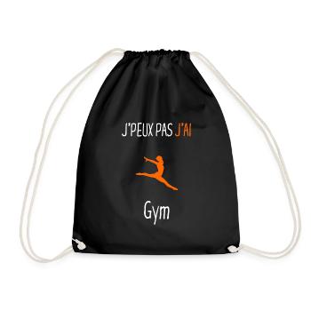 J'peux pas j'ai Gym - Sac de sport léger - noir - Devant