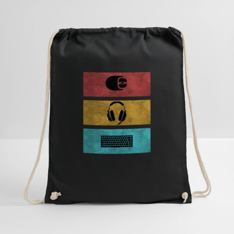 Basic Gamer Setup Programer Headset Souris Clavier Sac de sport léger