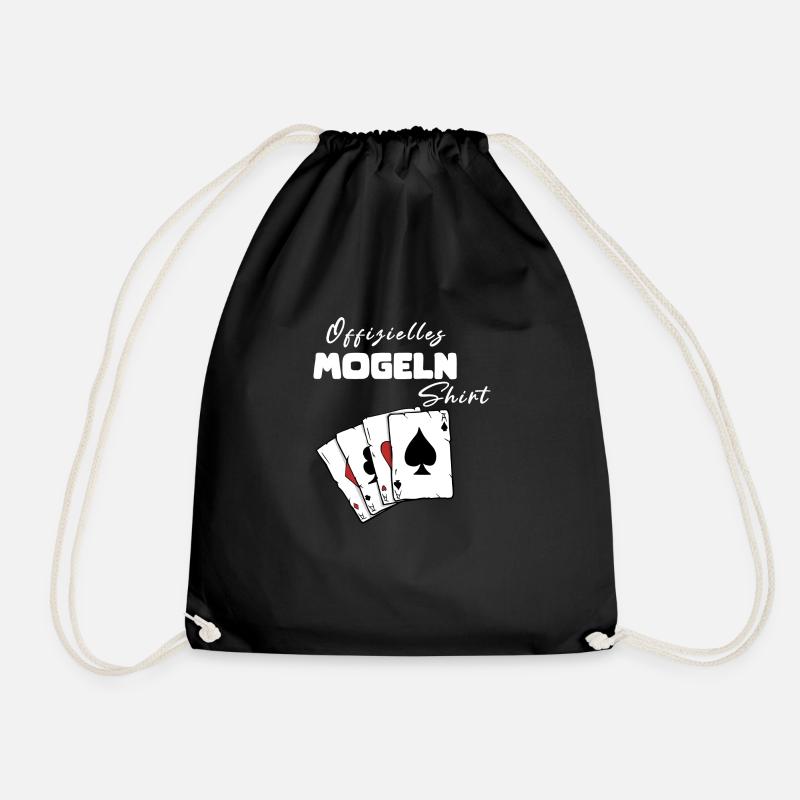 Cheating Official Shirt - Drawstring Bag - black