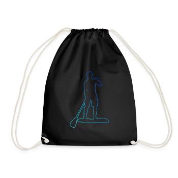 Sup Standup Paddle Paddle Standup P - Sac de sport léger - noir - Devant