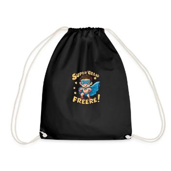 Super grand frere - Sac de sport léger - noir - Devant