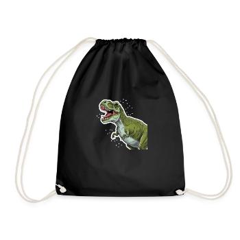 Tshirt Enfant T-Rex Dinosaure - Sac de sport léger - noir - Devant
