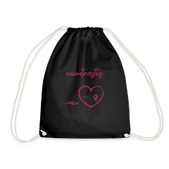 tu as trouvé mon cœur en portugais - Sac de sport léger - noir - Devant