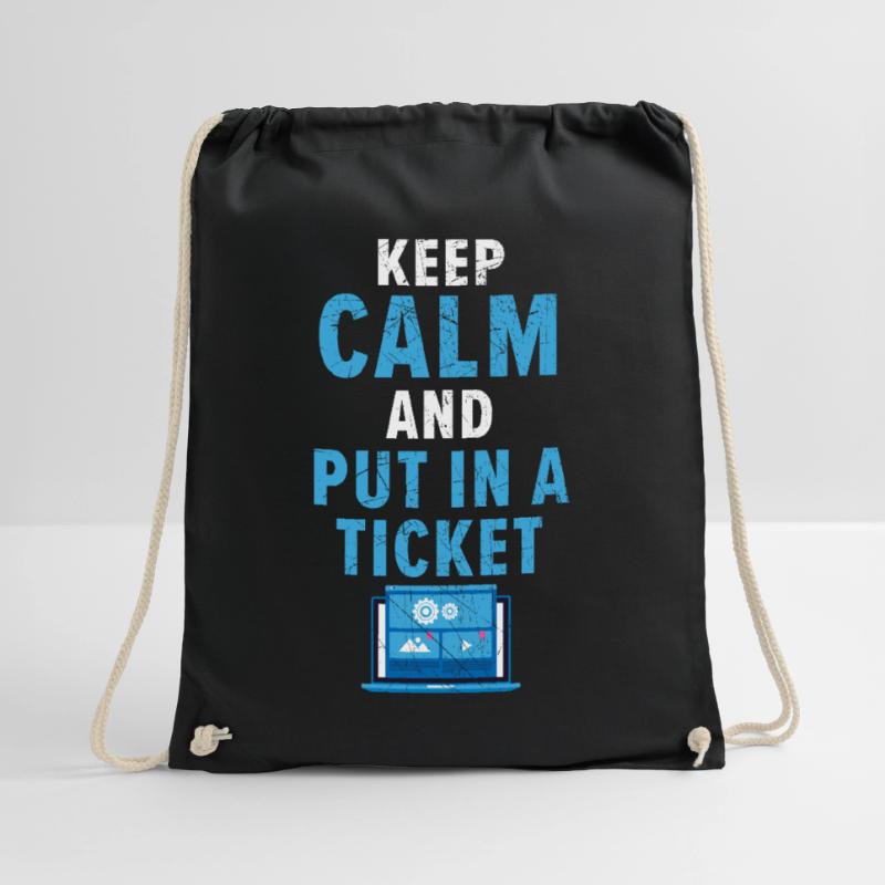 Technical Support Fixes your self-problems on a daily basis Drawstring Bag