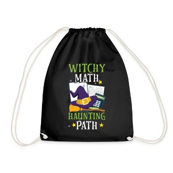 Witch Math Haunted Path Comptable Halloween - Sac de sport léger - noir - Devant