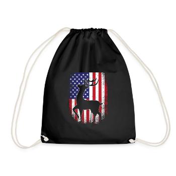Chasse au chasseur - Sac de sport léger - noir - Devant