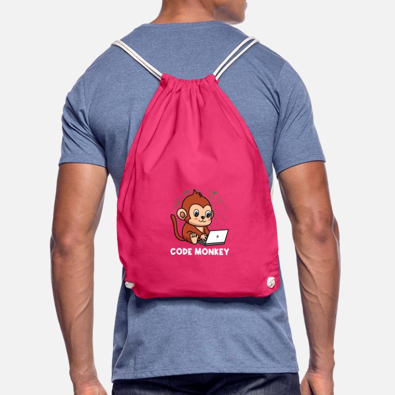 Code Monkey Programming Coder Computer Geek Develo Turnbeutel