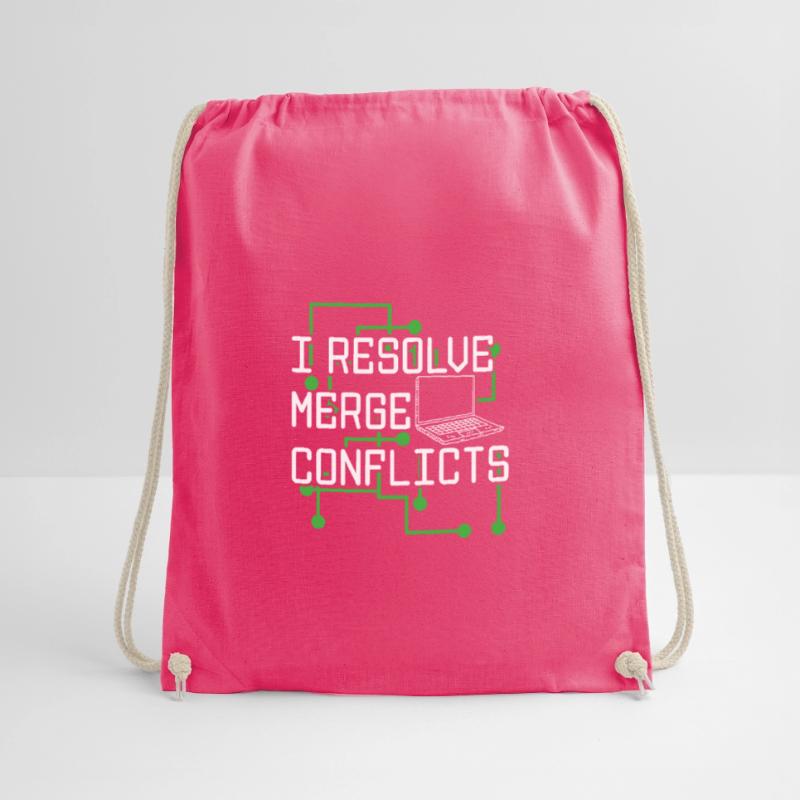 I Resolve Merge Conflicts Coder Software Developer Turnbeutel