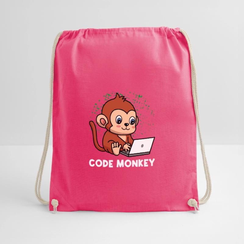 Code Monkey Programming Coder Computer Geek Develo Turnbeutel