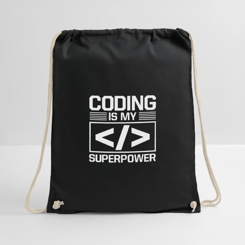 Coding Is My Superpower Programming Coder Computer Turnbeutel