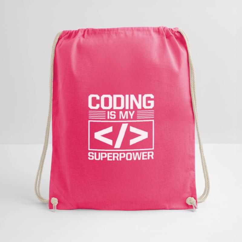 Coding Is My Superpower Programming Coder Computer Turnbeutel
