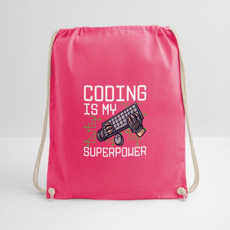Coding Is My Superpower Programming Coder Computer Turnbeutel