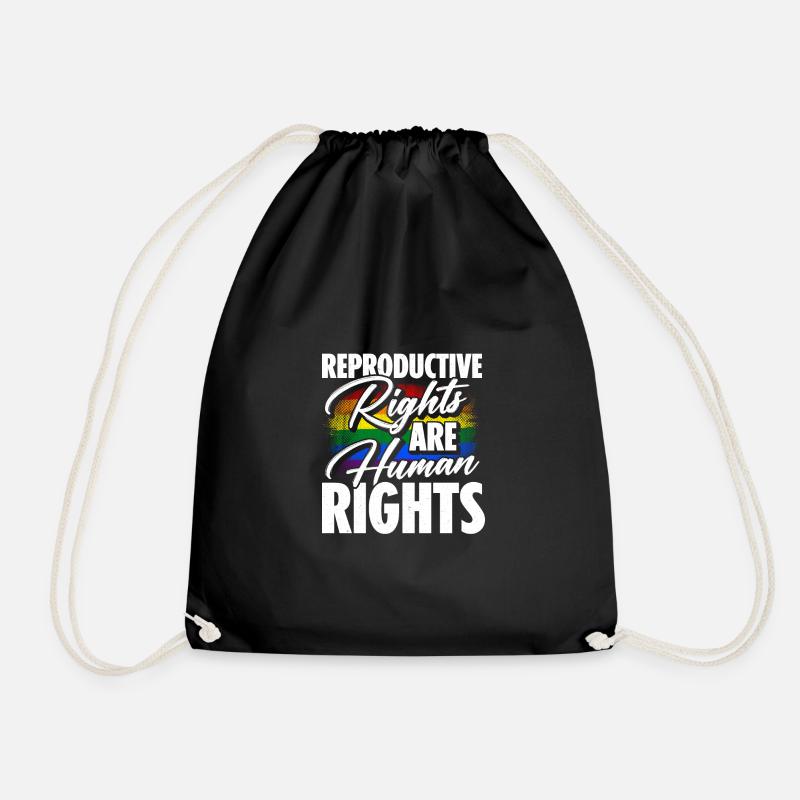 Reproductive Rights Are Human Rights Bisexual Tran - Turnbeutel - Schwarz