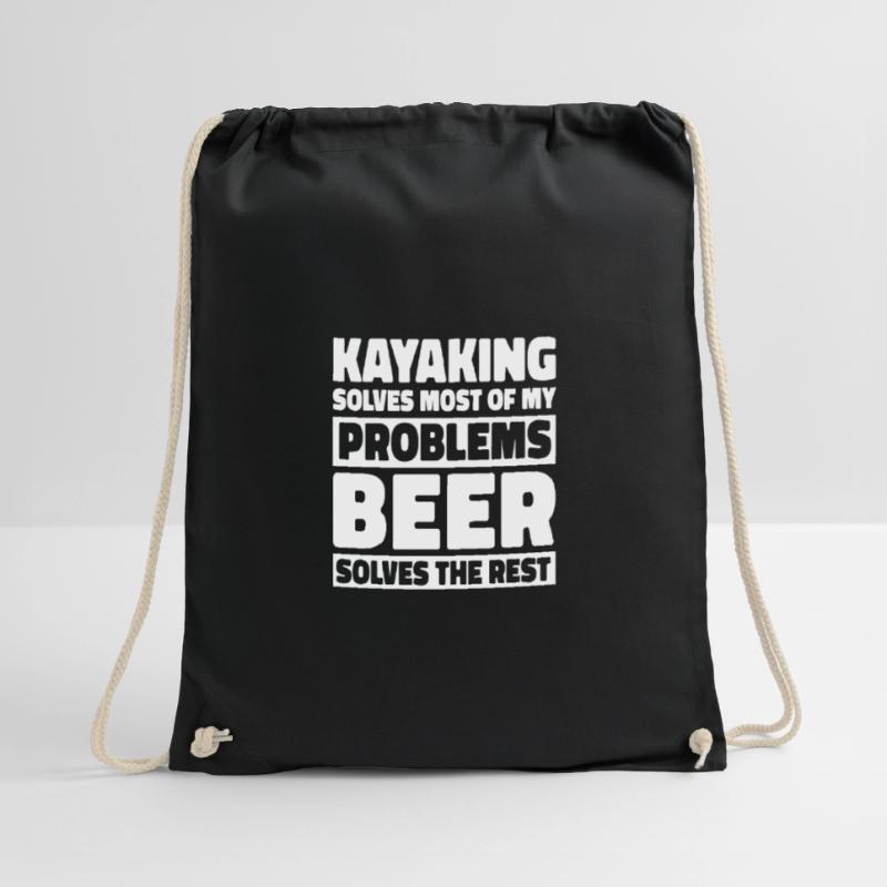 Kayaking Solves Most Of My Problems Beer Solves Th Turnbeutel