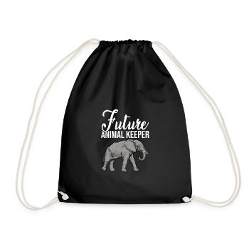 Future Animal Keeper Animal Lover Zoo Keeper Zoolo - Turnbeutel - Schwarz - Vorne