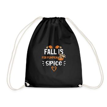 L’automne est pour les épices à la citrouille - Sac de sport léger - noir - Devant