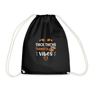 Cuisses épaisses Vibrations reconnaissantes - Sac de sport léger - noir - Devant