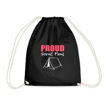 Fière Mère Scoute Aimante Mère Poison - Sac de sport léger - noir - Devant