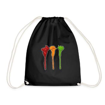 Schöne Tulpen Florist Gift - Turnbeutel - Schwarz - Vorne