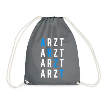 Arzt - Turnbeutel - Grau - Vorne
