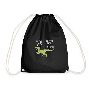Velociraptor - Physique - Sac de sport léger - noir - Devant