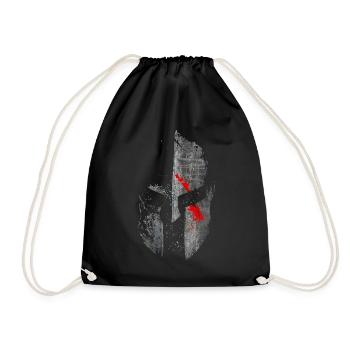Masque de Spartacus - Spartan - Gladiator - Sac de sport léger - noir - Devant