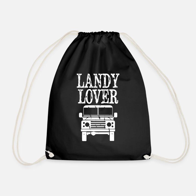 Landy Lover - Drawstring Bag - black