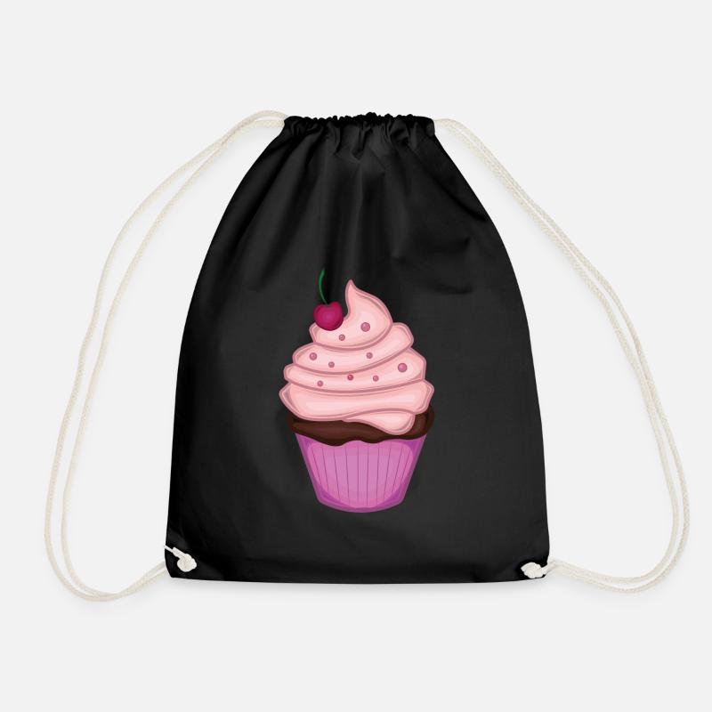 Cupcake - Turnbeutel - Schwarz