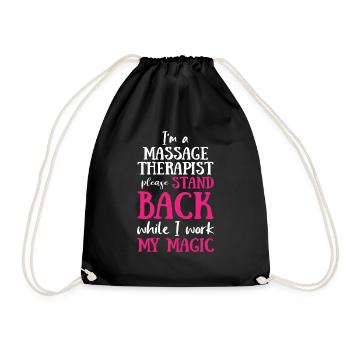 Massage Therapist Magic - Turnbeutel - Schwarz - Vorne