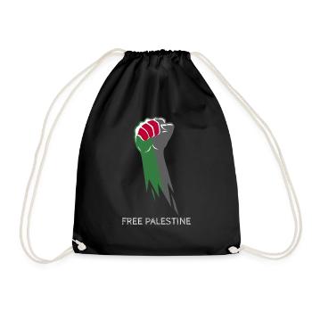 Gaza Freedom Save Palestine - Drawstring Bag - black - Front