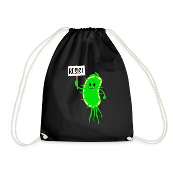 Microbiology Virus Gene Biology Teacher - Drawstring Bag - black - Front