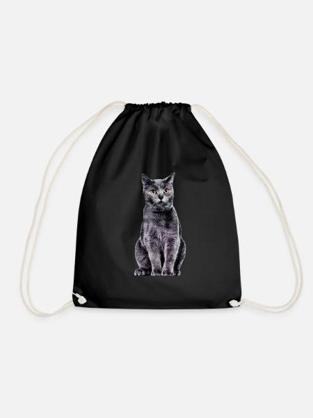 Kartäuserkatze - Turnbeutel - Schwarz