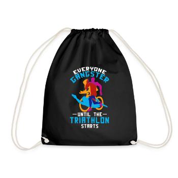 Triathlon - Sac de sport léger - noir - Devant
