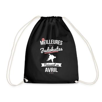 Les meilleures judokates naissent en Avril - Sac de sport léger - noir - Devant
