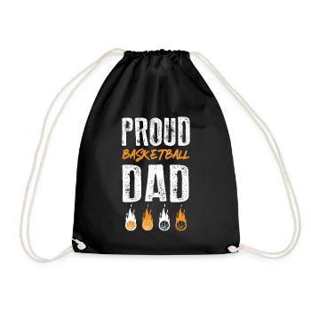 Basketball Daddy - Drawstring Bag - black - Front