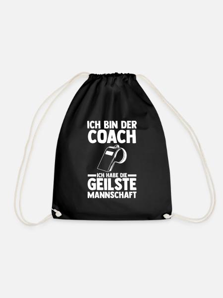 Mannschaft Trainer Und Coach - Turnbeutel - Schwarz