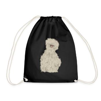 Seidenhuhn Poulet soyeux - Sac de sport léger - noir - Devant