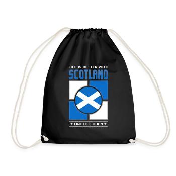 Scotland - Turnbeutel - Schwarz - Vorne