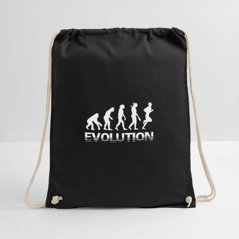 Laufen Evolution Geschichte Joggen Turnbeutel